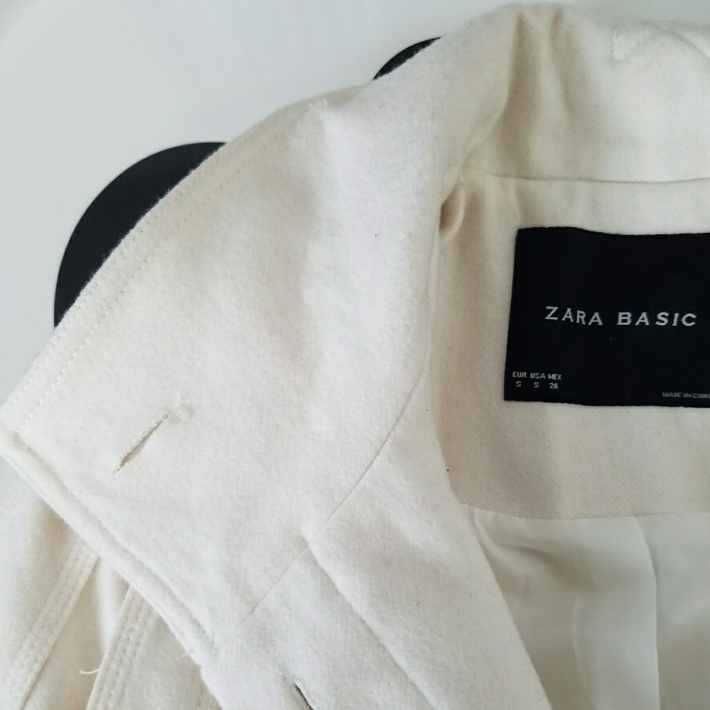 Zara military style wool coat